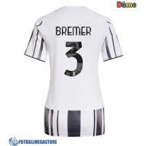 Fotballdrakt Dame Juventus Gleison Bremer #3 Hjemmedrakt 2025-26 Kortermet